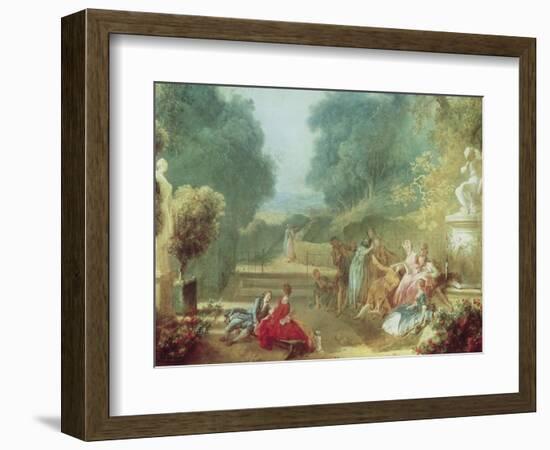 Game of Hot Cockles-Jean-Honoré Fragonard-Framed Giclee Print