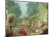 Game of Hot Cockles-Jean-Honoré Fragonard-Mounted Giclee Print