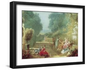 Game of Hot Cockles-Jean-Honoré Fragonard-Framed Giclee Print