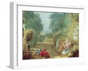 Game of Hot Cockles-Jean-Honoré Fragonard-Framed Giclee Print