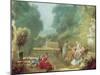 Game of Hot Cockles-Jean-Honoré Fragonard-Mounted Giclee Print