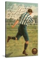 Game of Love, Soccer Player-null-Stretched Canvas