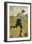Game of Love, Soccer Player-null-Framed Art Print
