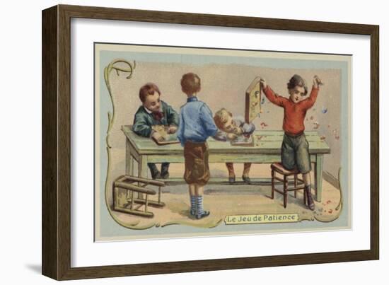 Game of Patience-null-Framed Giclee Print