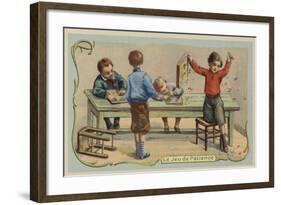 Game of Patience-null-Framed Giclee Print