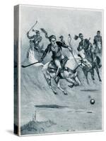 Game of Polo, 1888-Stanley L Wood-Stretched Canvas