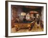 Game of Pool, 1873-Filippo Comerio-Framed Giclee Print