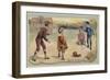 Game of Quoits-null-Framed Giclee Print