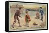 Game of Quoits-null-Framed Stretched Canvas