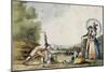 Game of Saccomazzone, 1790, by Carlo Lasinio (1759-1838), Colour, Italy, 18th Century-null-Mounted Giclee Print