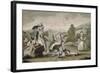 Game of Saccomazzone, 1790, by Carlo Lasinio (1759-1838), Colour, Italy, 18th Century-null-Framed Giclee Print