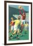 Game of Soccer-null-Framed Art Print