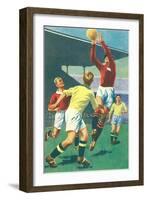 Game of Soccer-null-Framed Art Print
