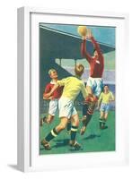 Game of Soccer-null-Framed Art Print