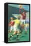 Game of Soccer-null-Framed Stretched Canvas