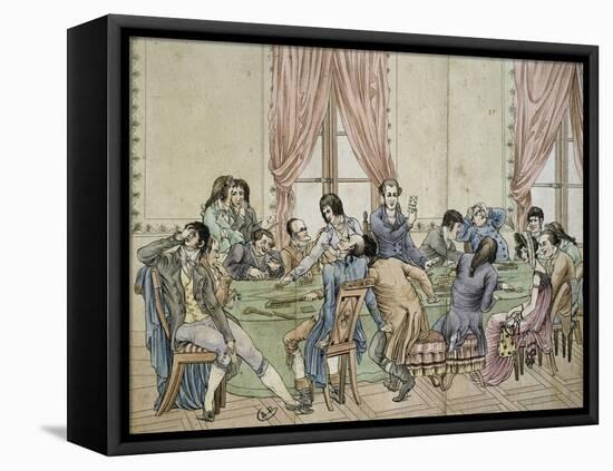 Game of the Thirty-One, Ca 1805, France, 19th Century-null-Framed Stretched Canvas