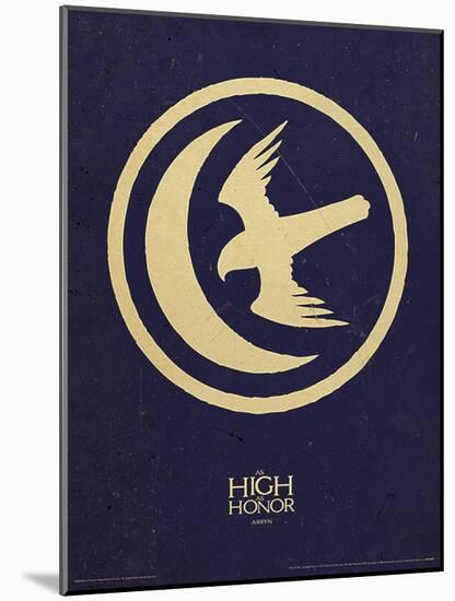 Game of Thrones - Arryn-null-Mounted Standard Poster