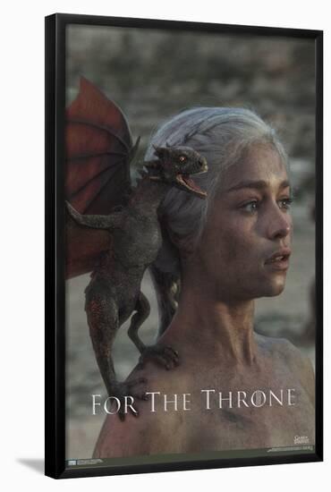 Game of Thrones - Daenerys Targaryen-Trends International-Framed Poster