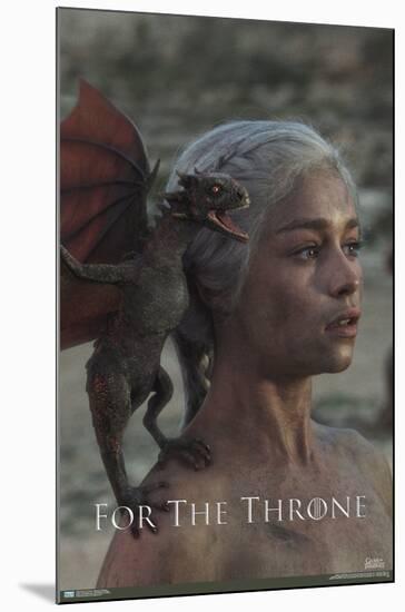 Game of Thrones - Daenerys Targaryen-Trends International-Mounted Poster