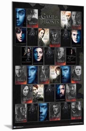 Game of Thrones - Grid-Trends International-Mounted Poster