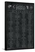 Game of Thrones - In Memoriam-Trends International-Framed Poster