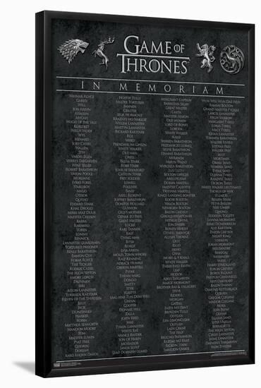 Game of Thrones - In Memoriam-Trends International-Framed Poster