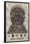 Game of Thrones - Iron Throne-Trends International-Framed Poster
