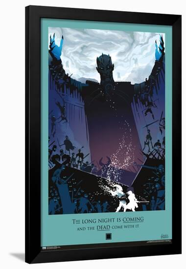 Game of Thrones - Long Night-Trends International-Framed Poster