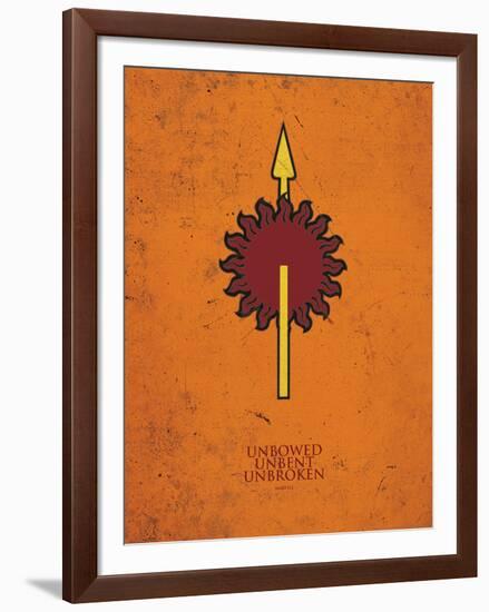 Game of Thrones - Martell-null-Framed Art Print