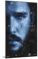 Game Of Thrones - S7-Jon Snow-null-Mounted Poster
