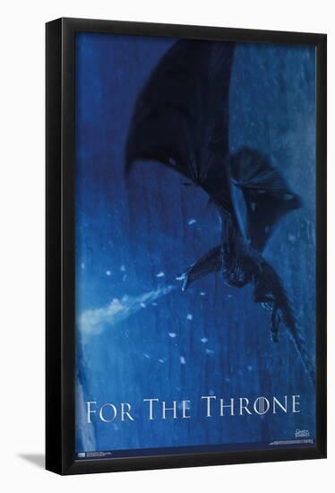 Game of Thrones - Viserion-Trends International-Framed Poster
