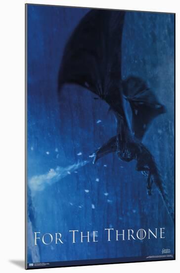 Game of Thrones - Viserion-Trends International-Mounted Poster