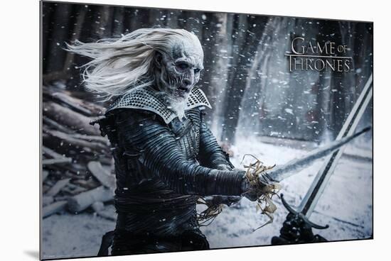 Game Of Thrones- White Walker-null-Mounted Poster