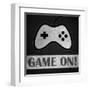 Game on 2 Monochromatic-Denise Brown-Framed Art Print