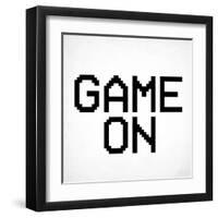 Game On 3 BW-Kimberly Allen-Framed Art Print