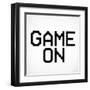 Game On 3 BW-Kimberly Allen-Framed Art Print