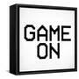 Game On 3 BW-Kimberly Allen-Framed Stretched Canvas