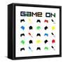 Game On Controls-Milli Villa-Framed Stretched Canvas