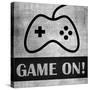 Game on Monochrome-Denise Brown-Stretched Canvas