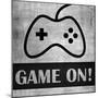 Game on Monochrome-Denise Brown-Mounted Art Print