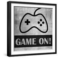 Game on Monochrome-Denise Brown-Framed Premium Giclee Print