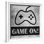 Game on Monochrome-Denise Brown-Framed Premium Giclee Print