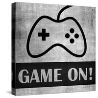 Game on Monochrome-Denise Brown-Stretched Canvas