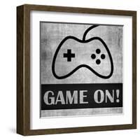 Game on Monochrome-Denise Brown-Framed Art Print