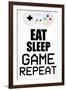 Game On Repeat-Kimberly Allen-Framed Art Print