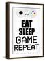 Game On Repeat-Kimberly Allen-Framed Art Print