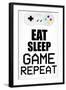 Game On Repeat-Kimberly Allen-Framed Art Print