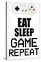 Game On Repeat-Kimberly Allen-Stretched Canvas