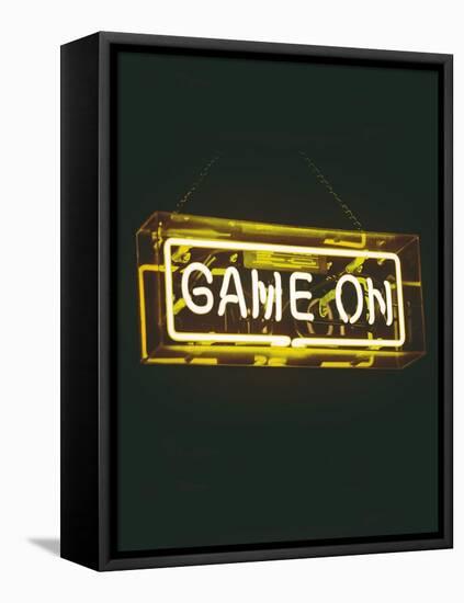 Game On-Leah Straatsma-Framed Stretched Canvas