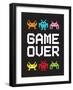 Game Over 1-Jennifer McCully-Framed Art Print